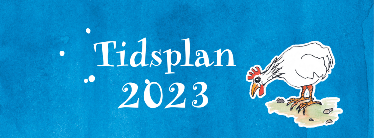 Tidsplan 2023