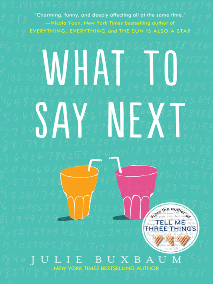 Julie Buxbaum: What to Say Next