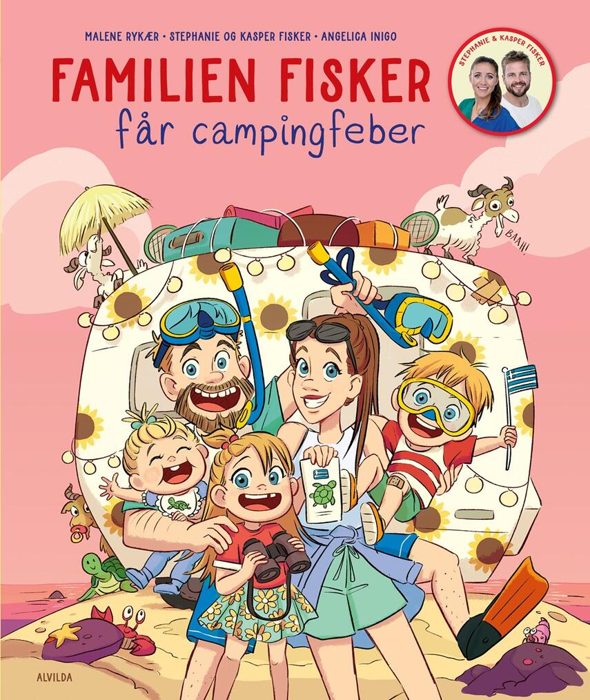 Malene Rykær, Angelica Inigo: Familien Fisker får campingfeber