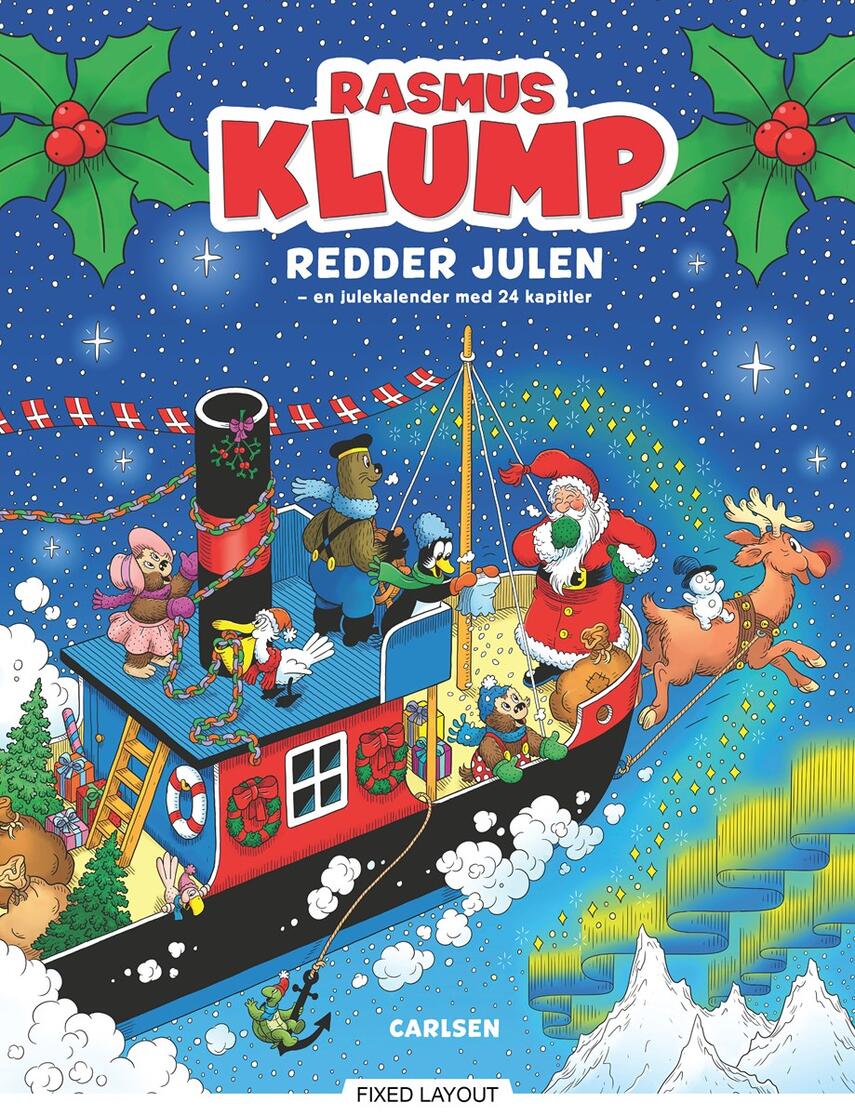 Kim Langer: Rasmus Klump redder julen : en julekalender med 24 kapitler