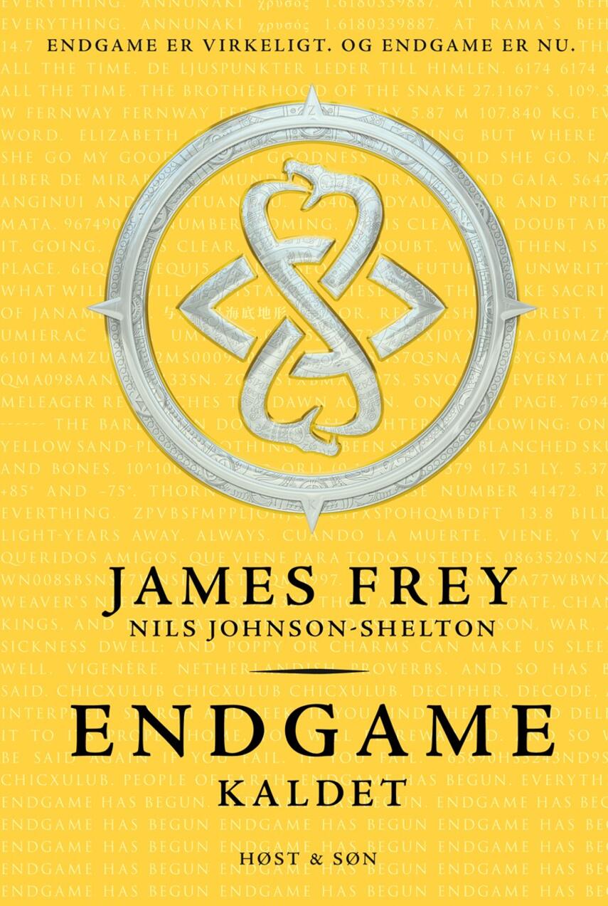 James Frey (f. 1969): Endgame - kaldet
